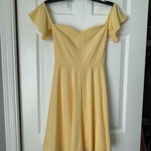 Off the shoulder dress